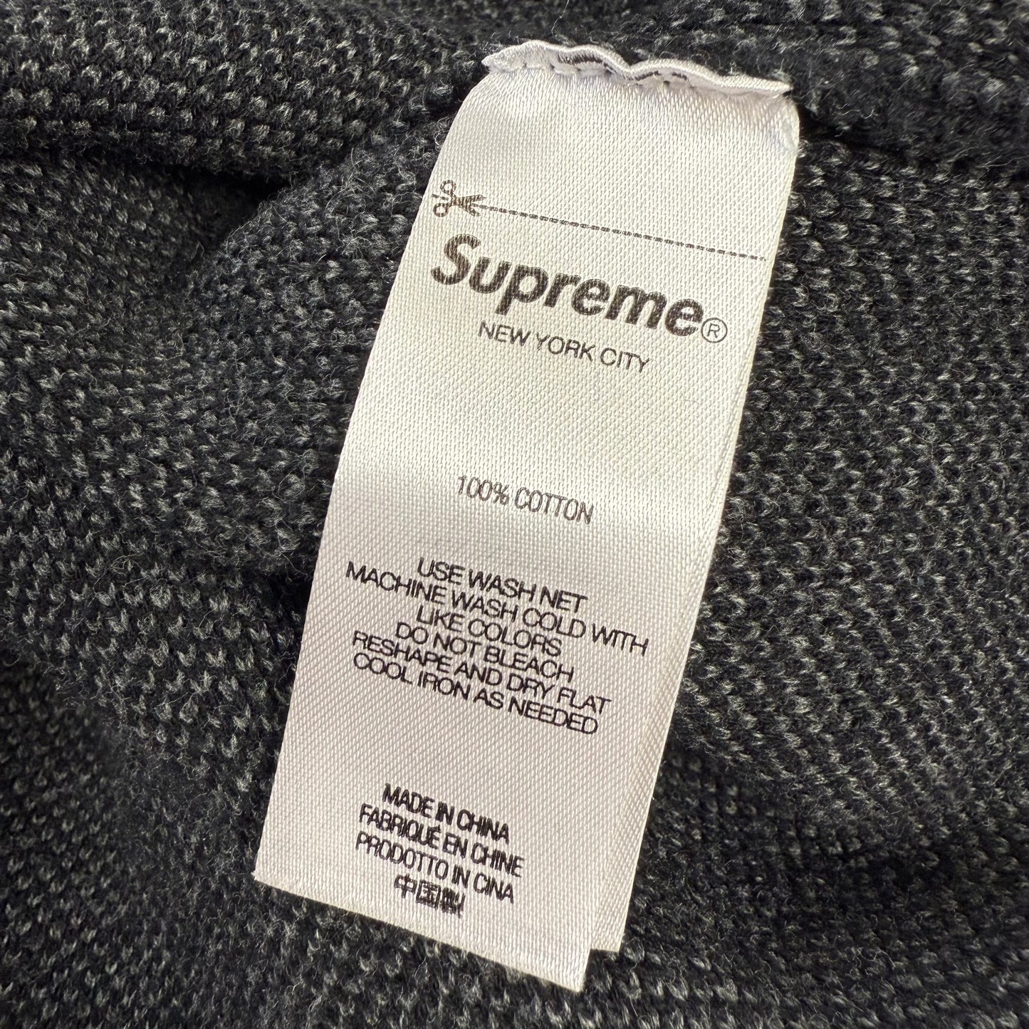 Supreme FW21 Sleeve Stripe ‘Black’ Sweater