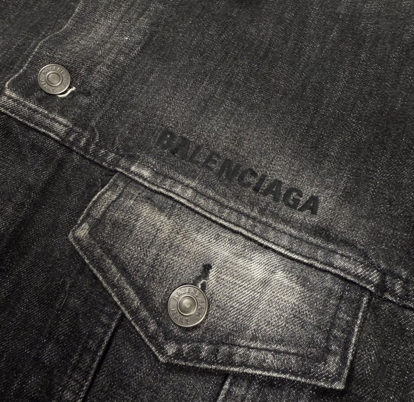 Balenciaga Denim Oversized Jacket