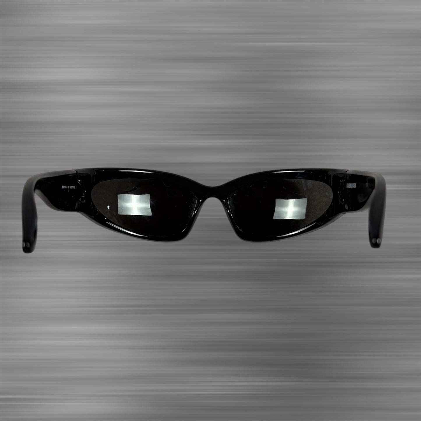 Balenciaga SWIFT OVAL SUNGLASSES IN BLACK