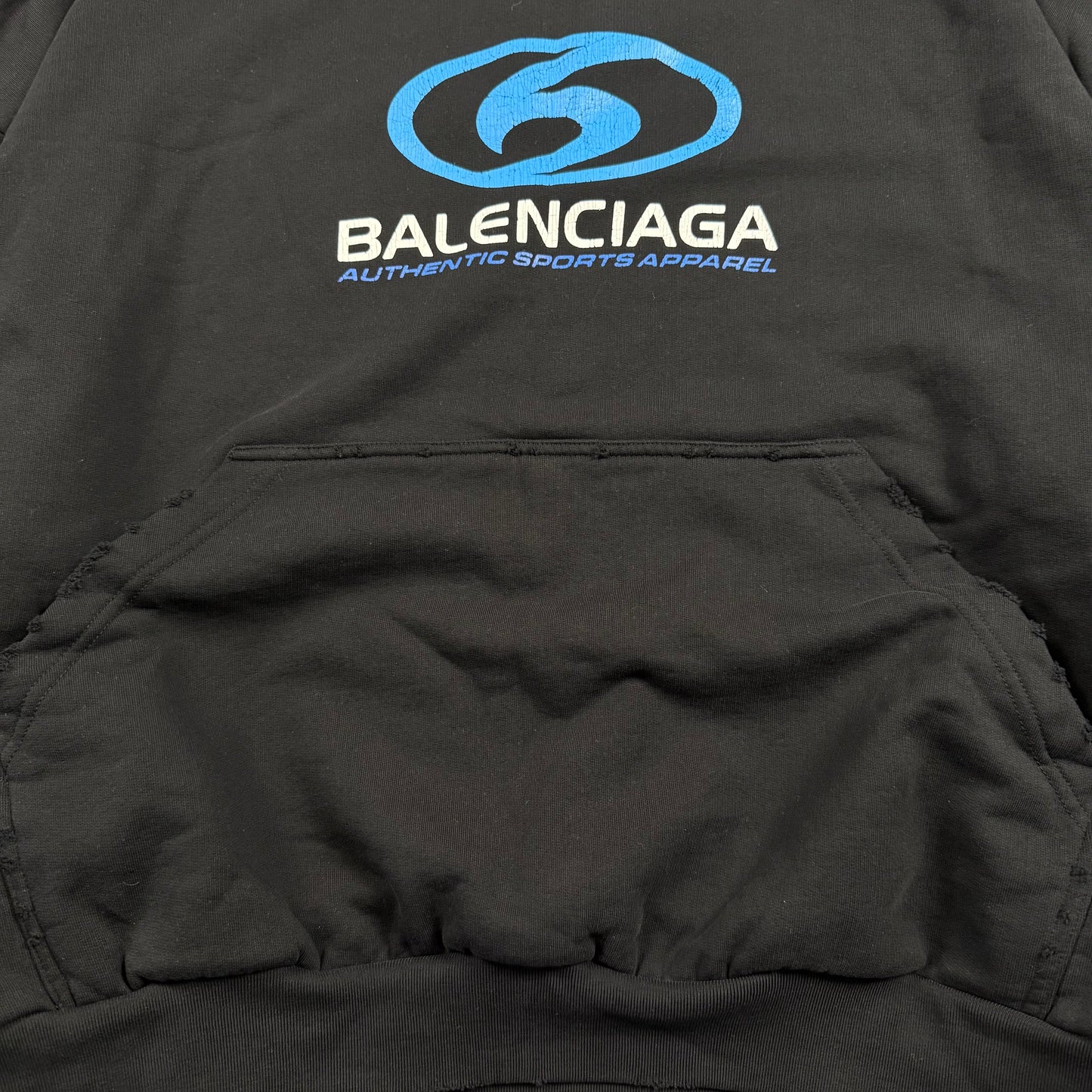 Balenciaga Surfer ‘Black’ Logo Hoodie