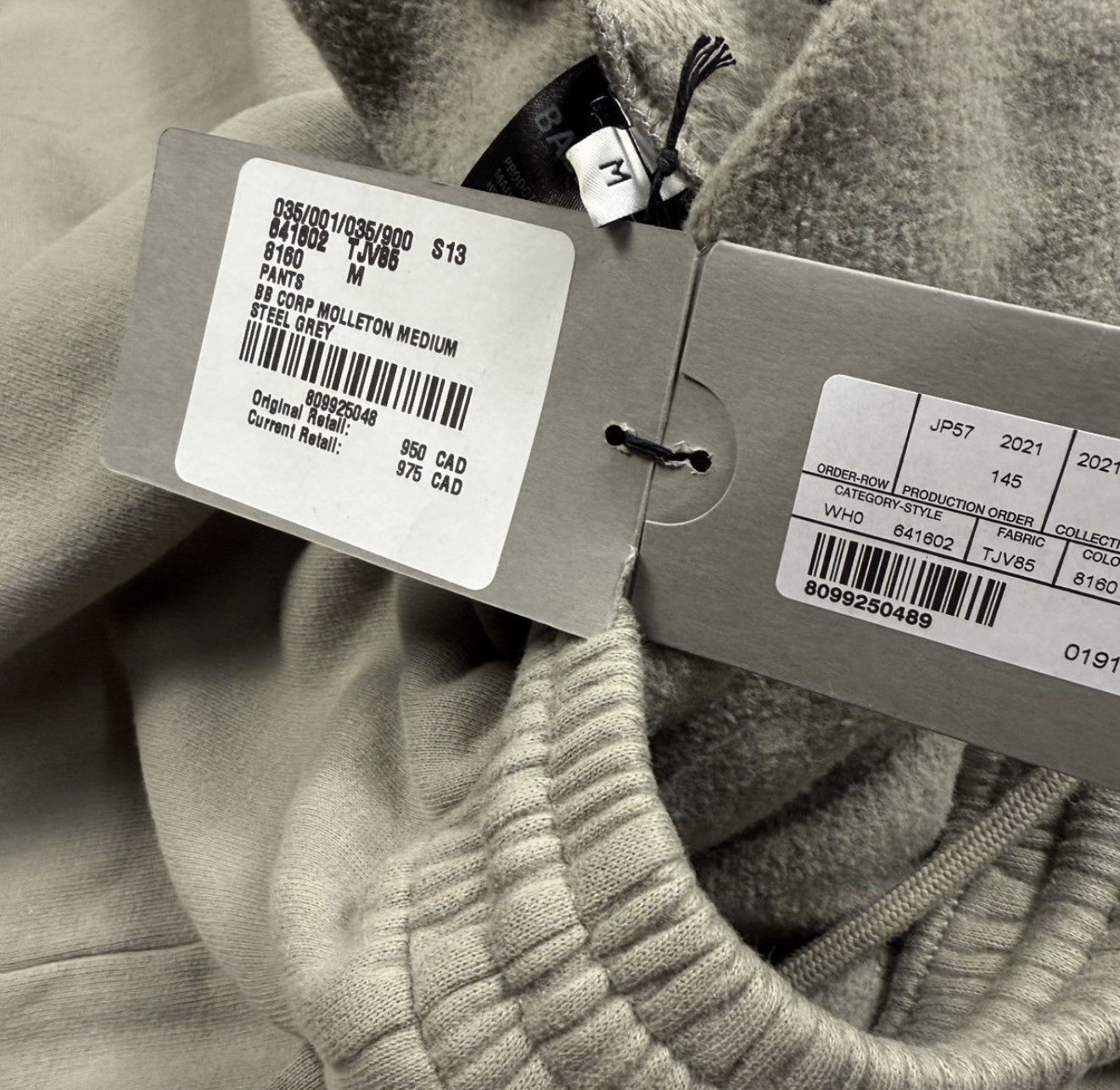 Balenciaga BB Logo Baggy Sweatpants