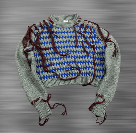 LOEWE Wool Fringe Sweater
