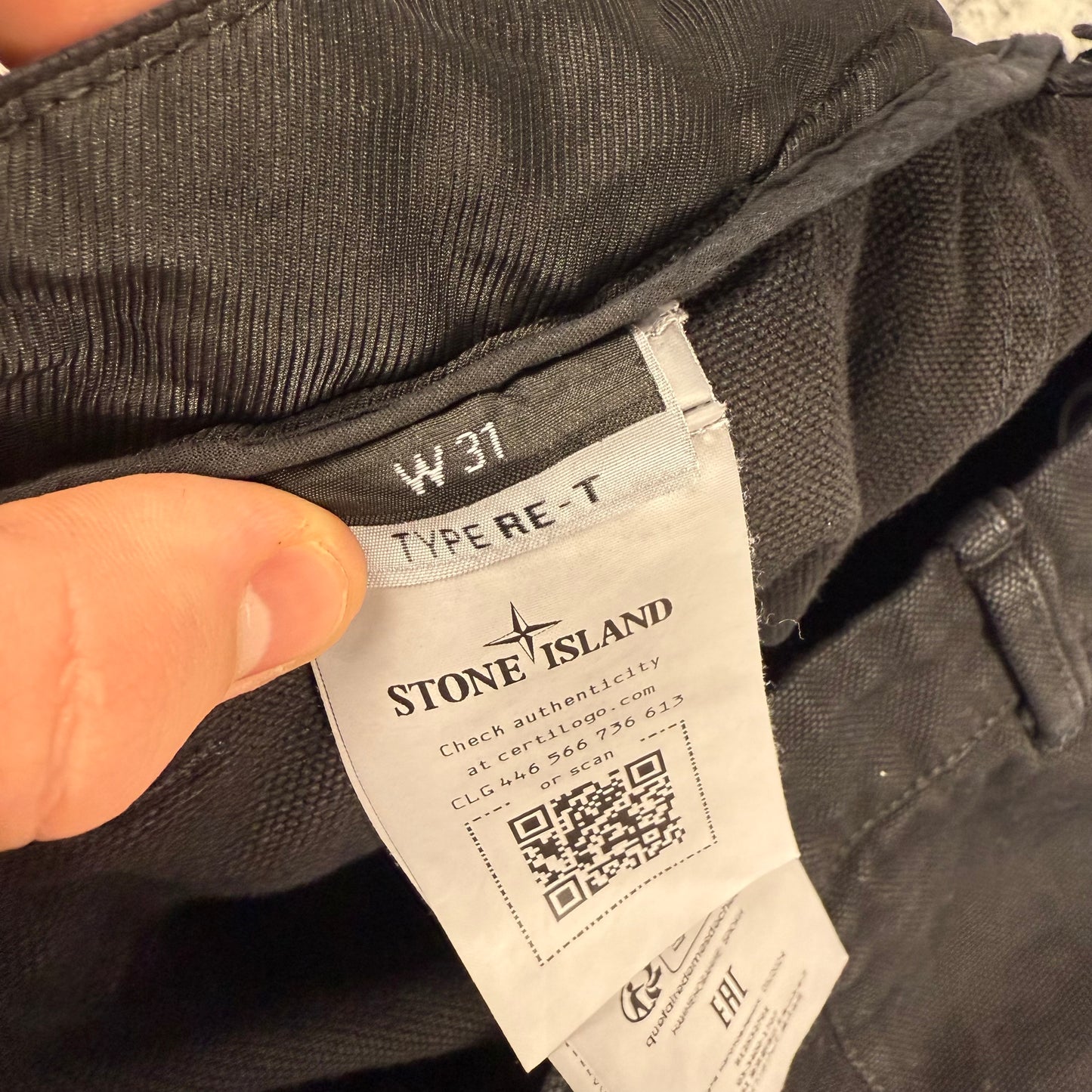 Stone Island Patch Program ‘Black’ Pants