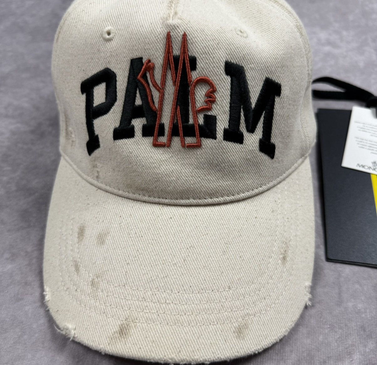 Moncler x Palm Angels Distressed Cap