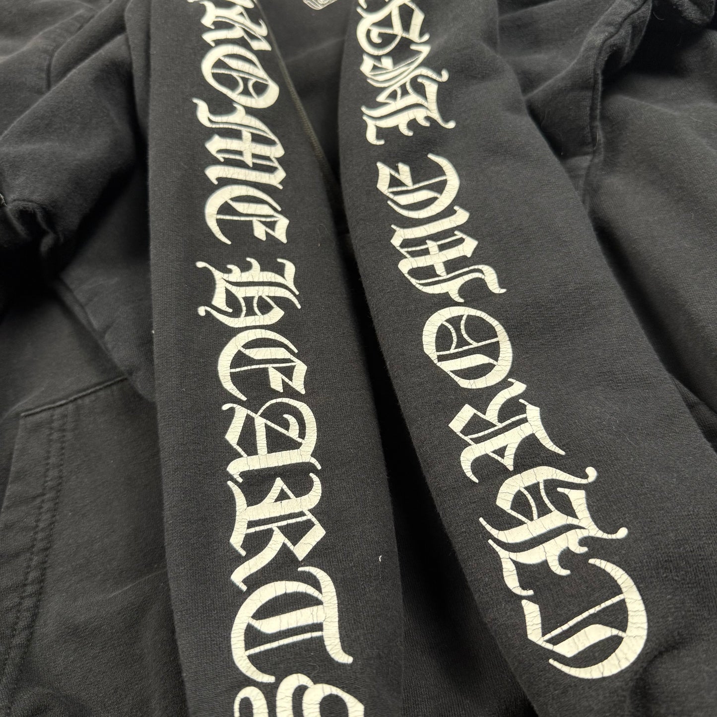 Chrome Hearts Scroll Logo ‘Black’ Hoodie