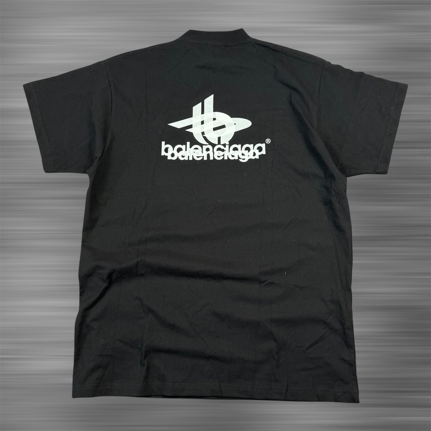 Balenciaga 3B Logo Black T-Shirt