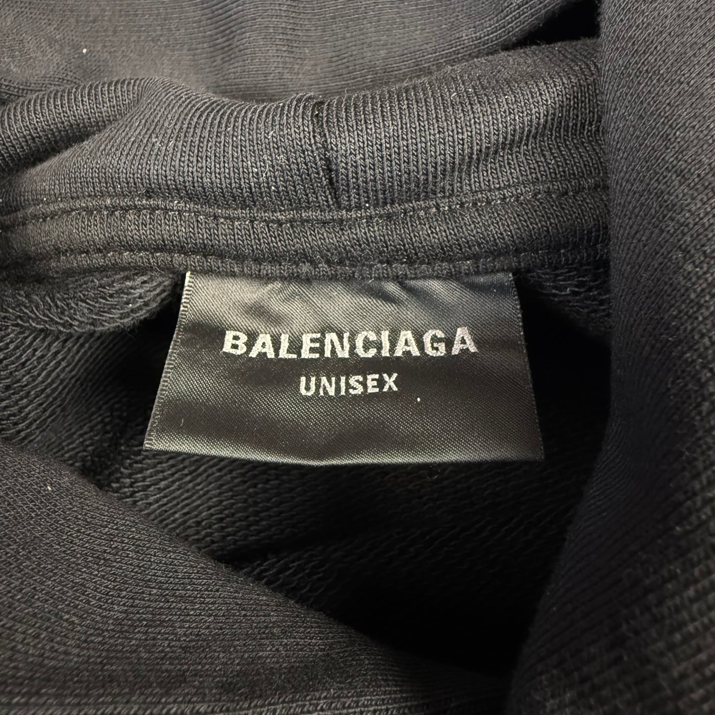 Balenciaga Embroidered Backflip Logo Hoodie