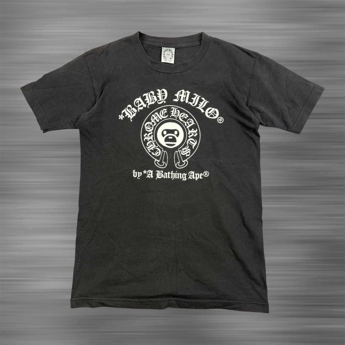 2009 Chrome Hearts BAPE Baby Milo Horseshoe Tee