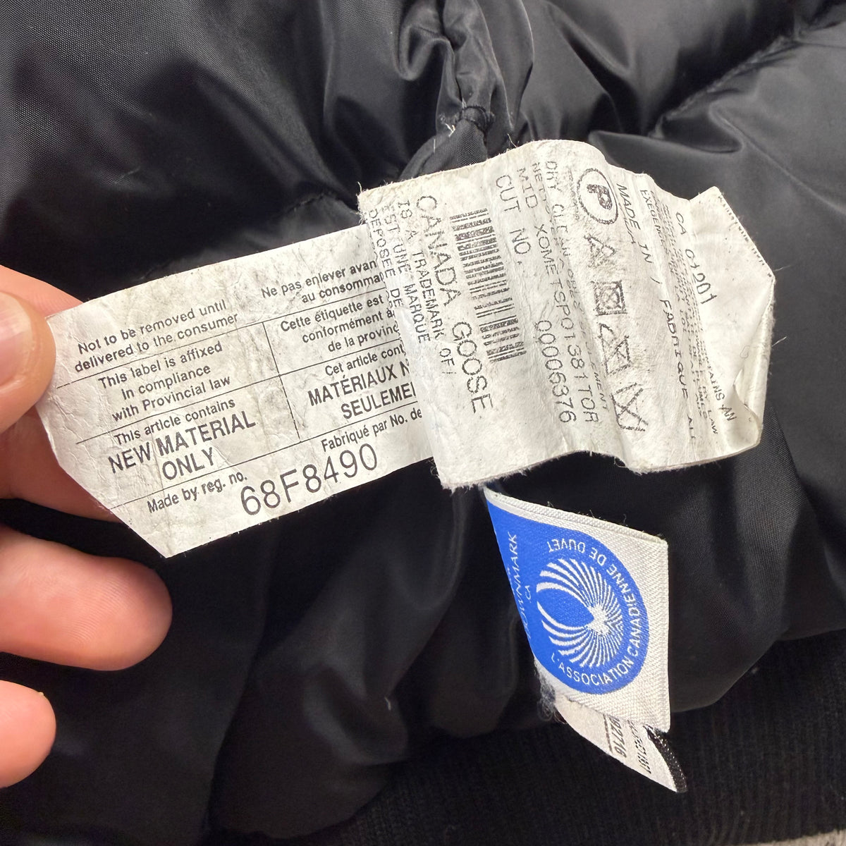 Vintage Canada Goose Chilliwack Bomber ‘Black’ Fur Down Jacket