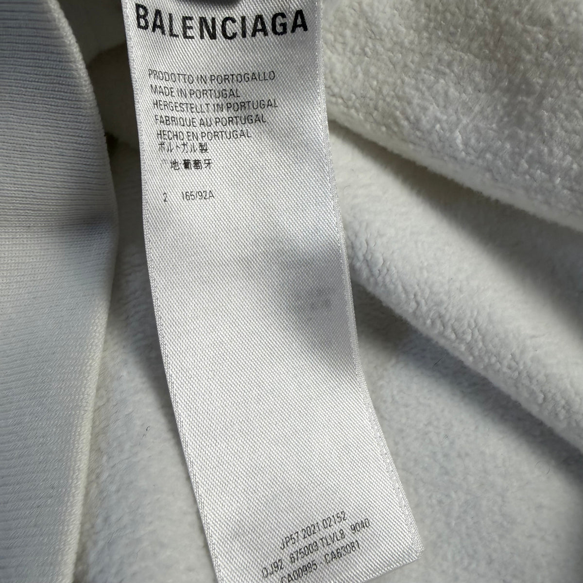 Balenciaga Paris Logo ‘White’ Hoodie