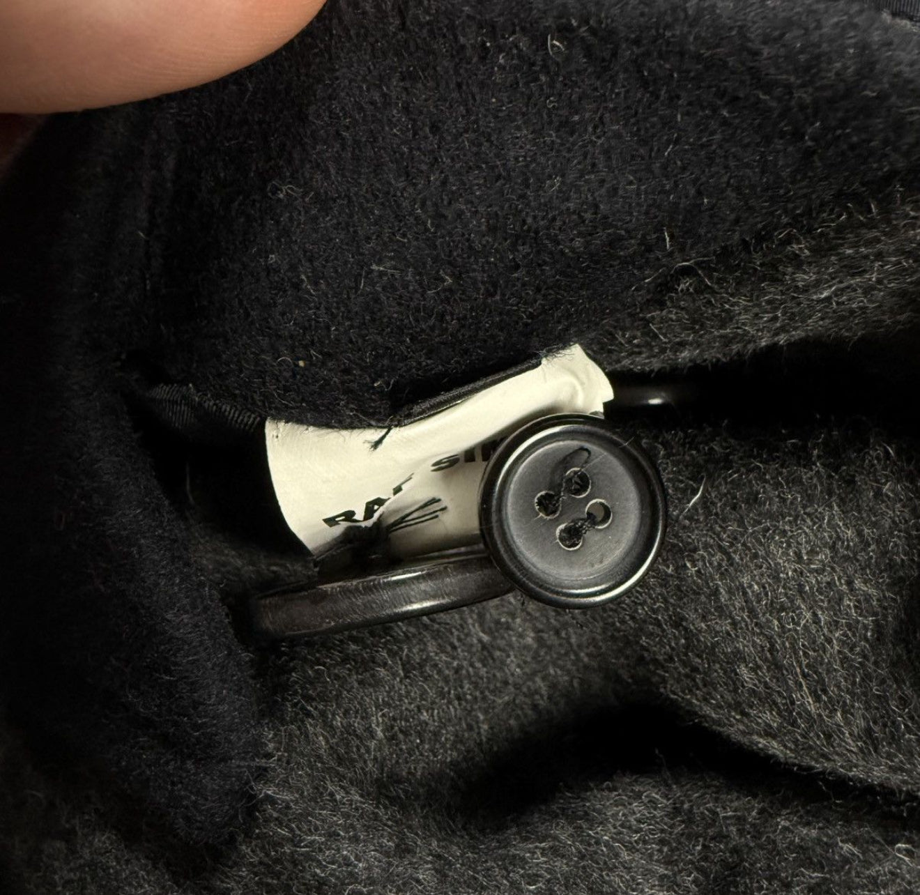 Raf Simons Wool Duffle Coat