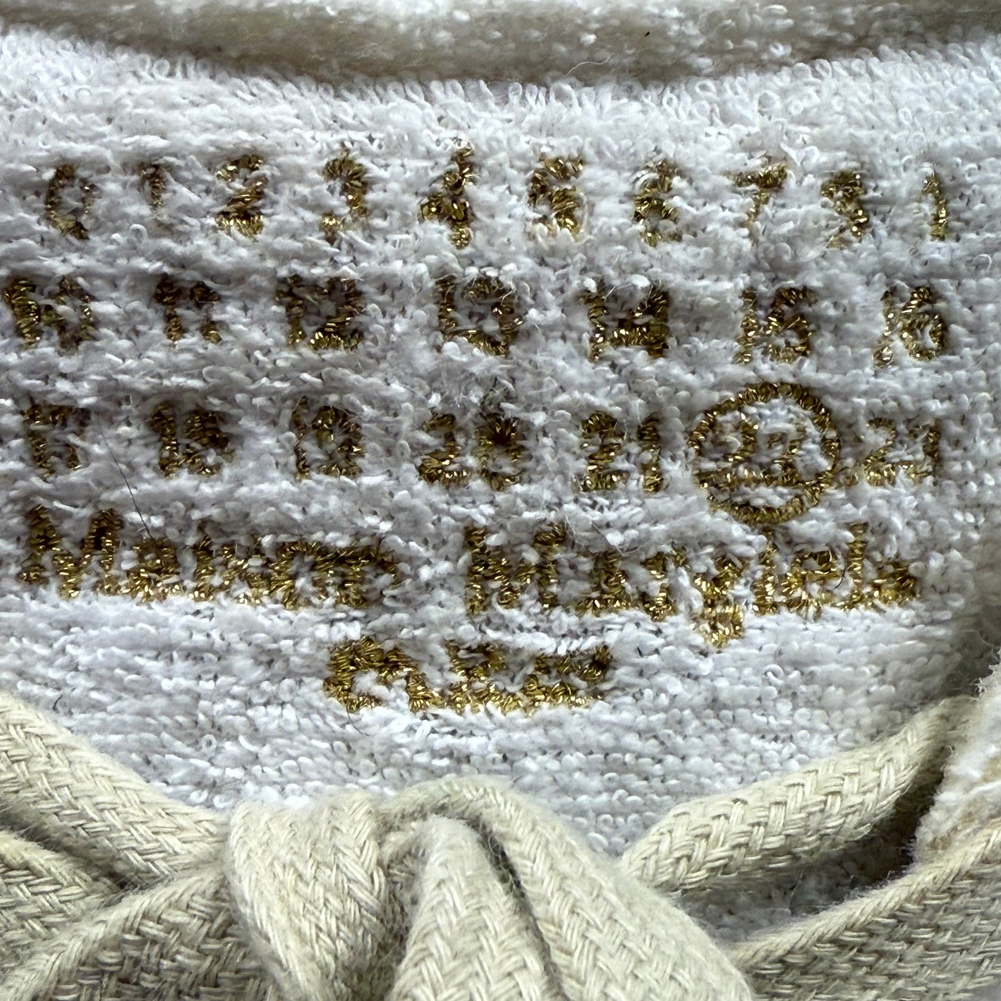 Maison Margiela Gats Hotel Terrycloth Shoes