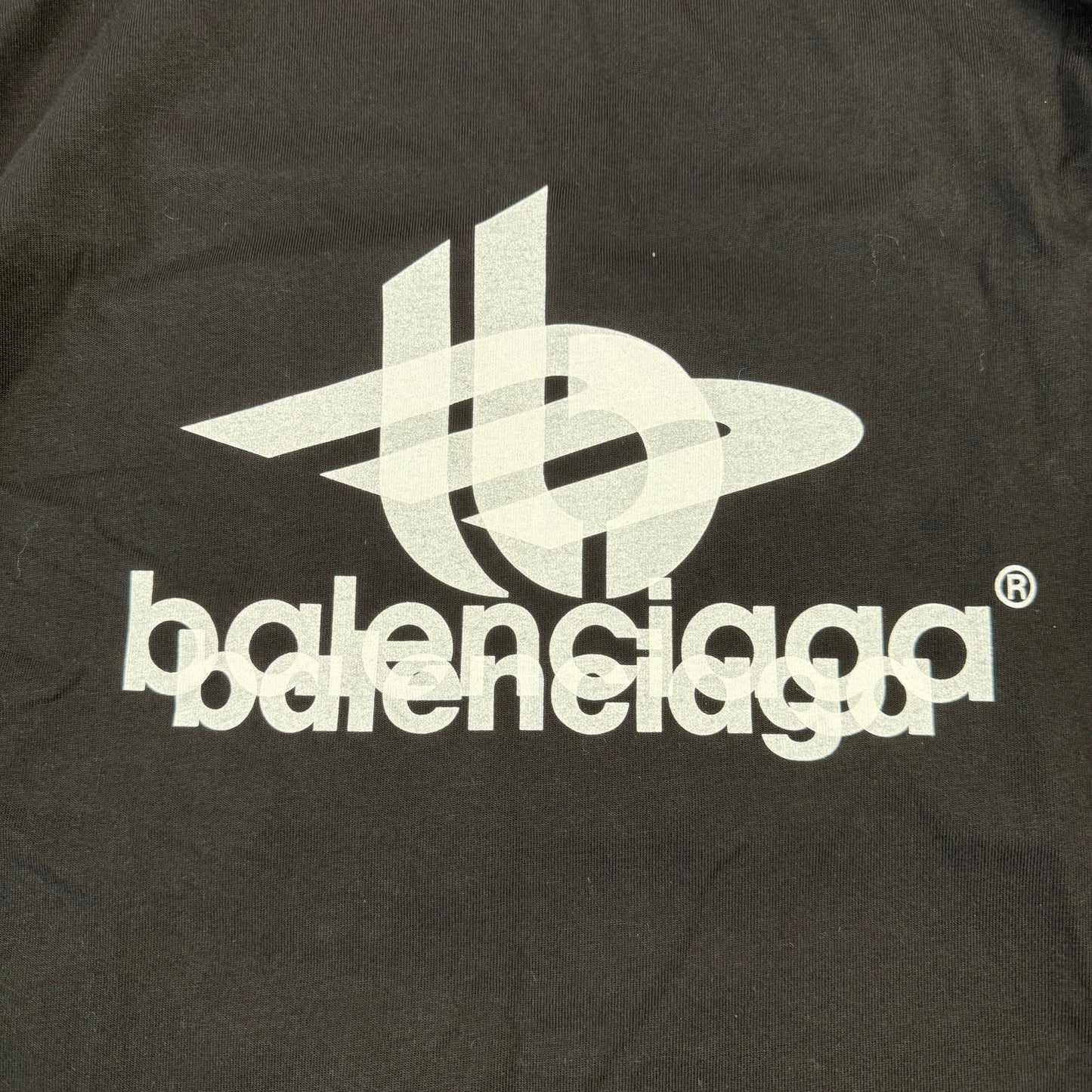 Balenciaga 3B Logo Black T-Shirt