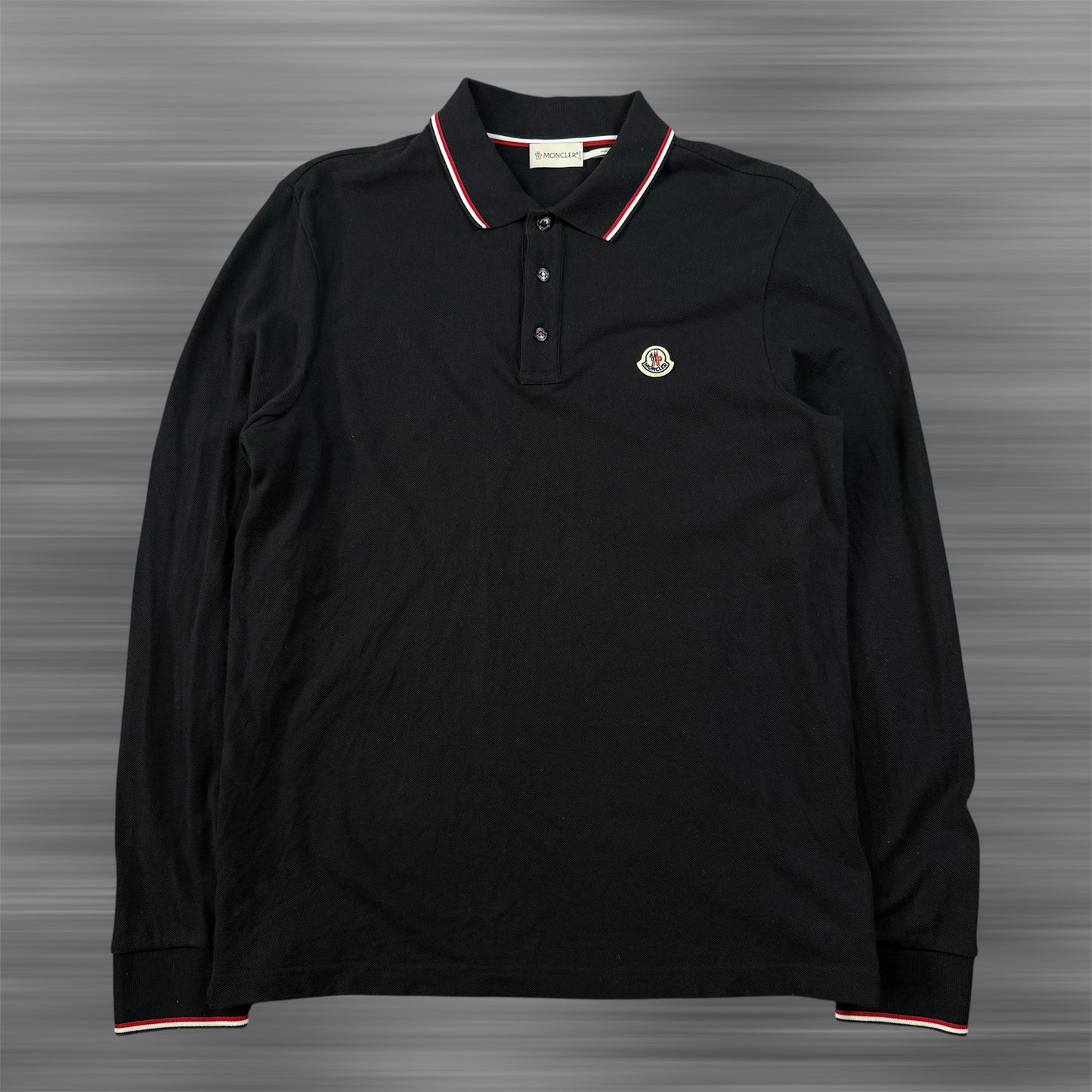 Moncler Polo Long Sleeve ‘Navy’