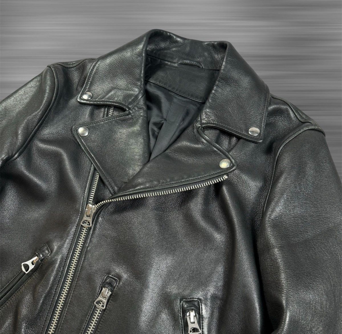 Acne Studios Nate Clean Leather Jacket