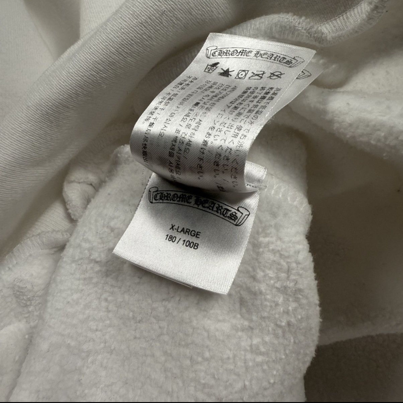 Chrome Hearts X Deadly Doll White Crewneck