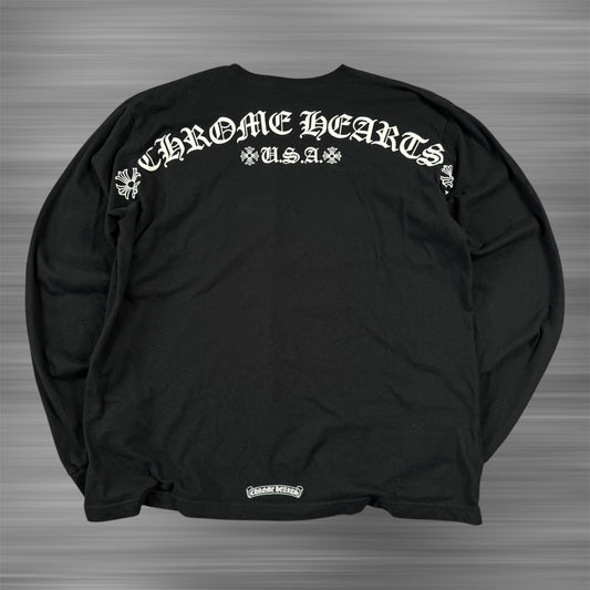 Chrome Hearts Arc Logo ‘Black’ Long Sleeve
