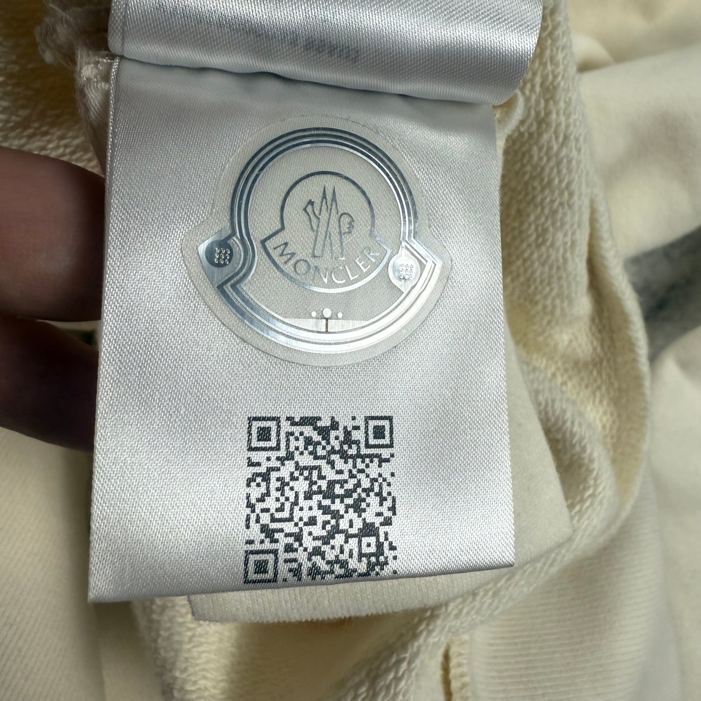 Moncler Embroidered Logo ‘Cream’ Crewneck