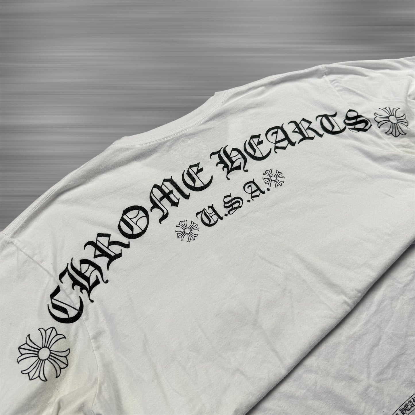 Chrome Hearts Exclusive U.S.A Arc Logo Pocket T-Shirt