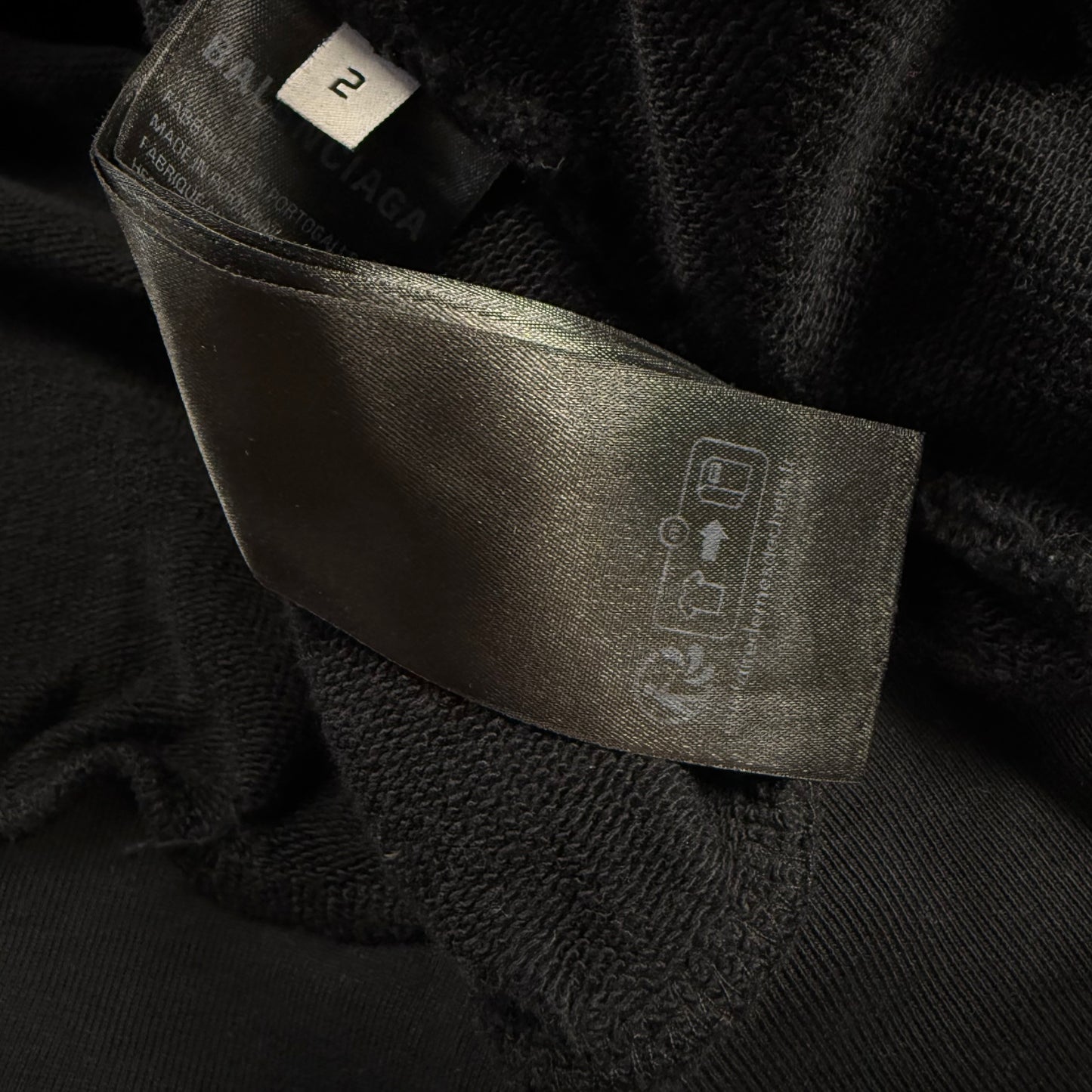 Balenciaga Surfer ‘Black’ Logo Hoodie