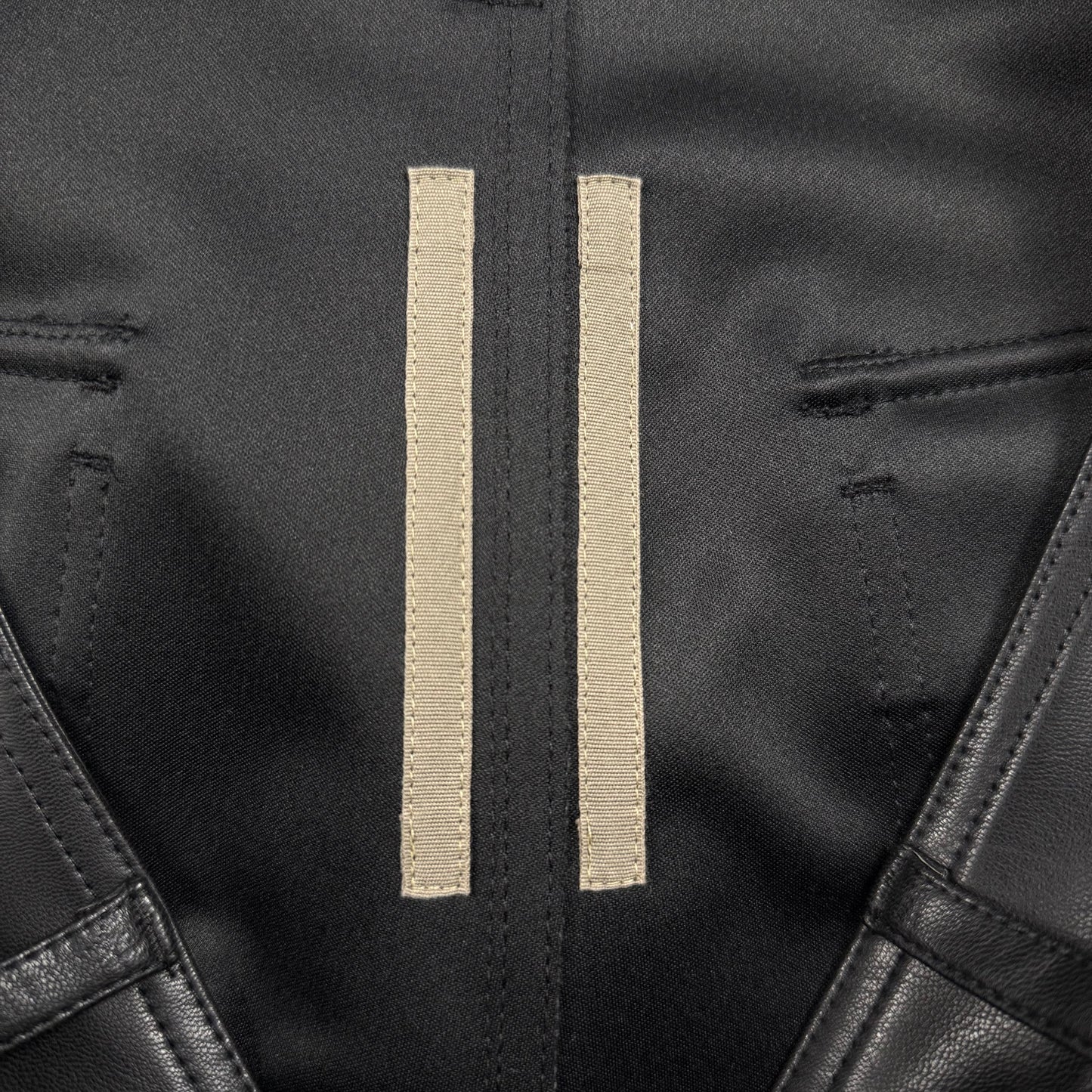 Rick Owens DRKSHDW Leather Baggy ‘Black’ Shorts