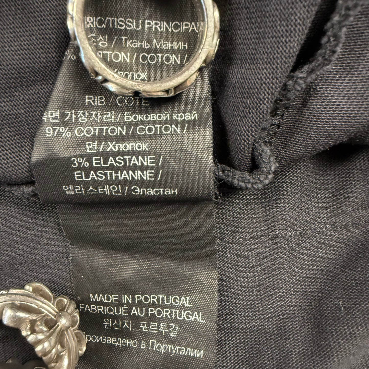 Vetements Hardcore Patched Dense ‘Black’ T-Shirt