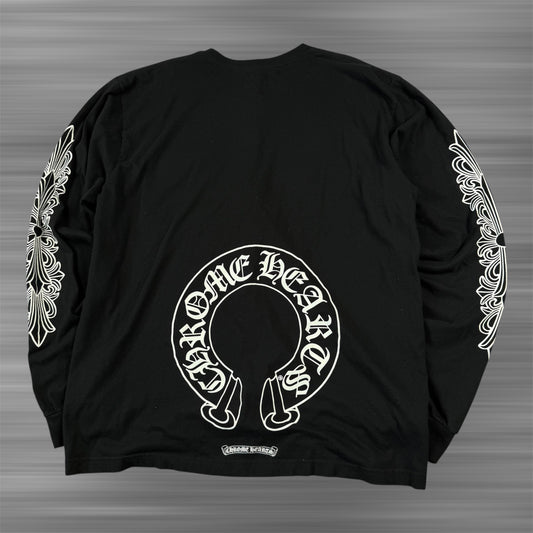 Chrome Hearts Horseshoe ‘Black’ Long Sleeve