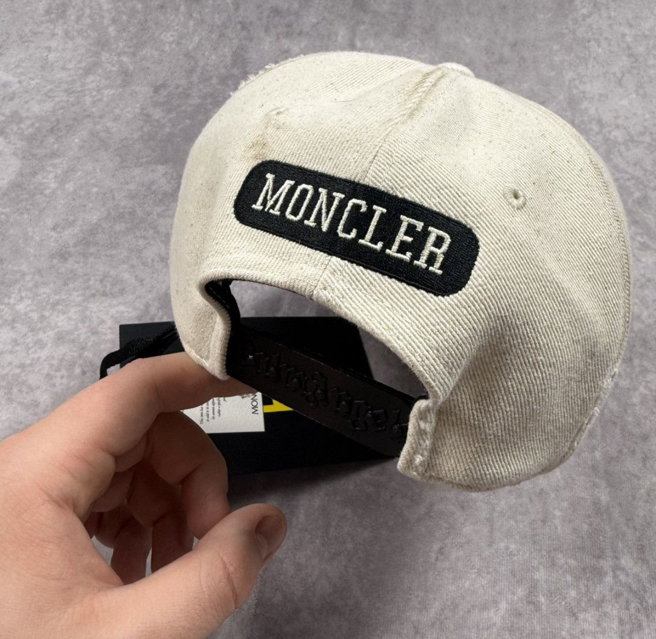 Moncler x Palm Angels Distressed Cap
