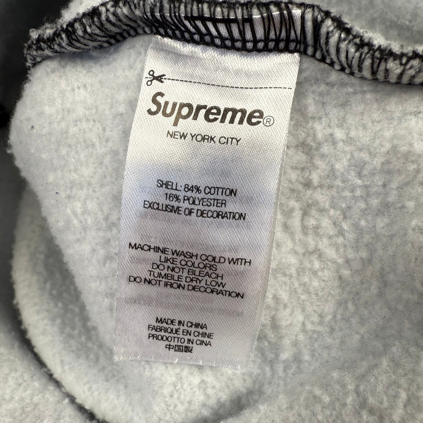 Supreme Skulls Big Logo ‘Black’ Zip Hoodie