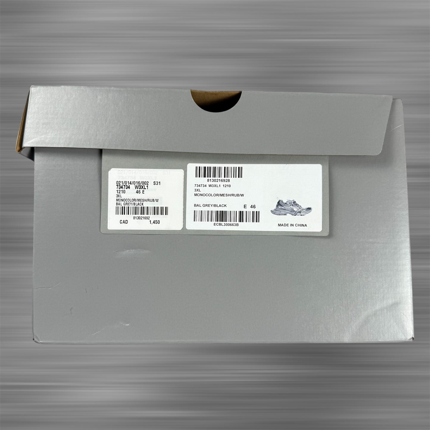 Balenciaga 3XL Sneaker ‘Worn-Out - Grey