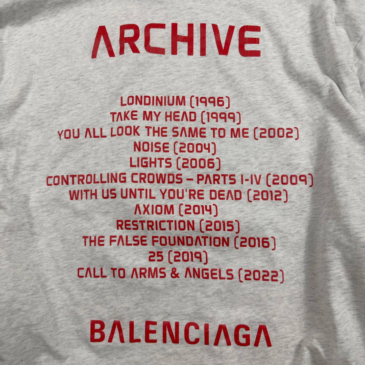 Balenciaga Archive Series Connected Limited 507/700 Long Sleeve