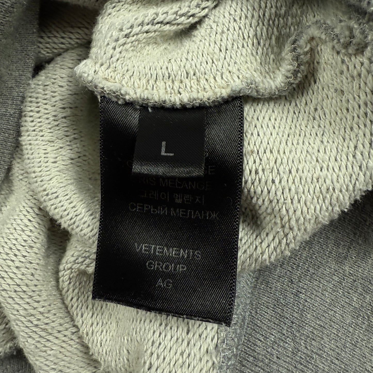 Vetements Cutest Fruits ‘Gray’ Crewneck