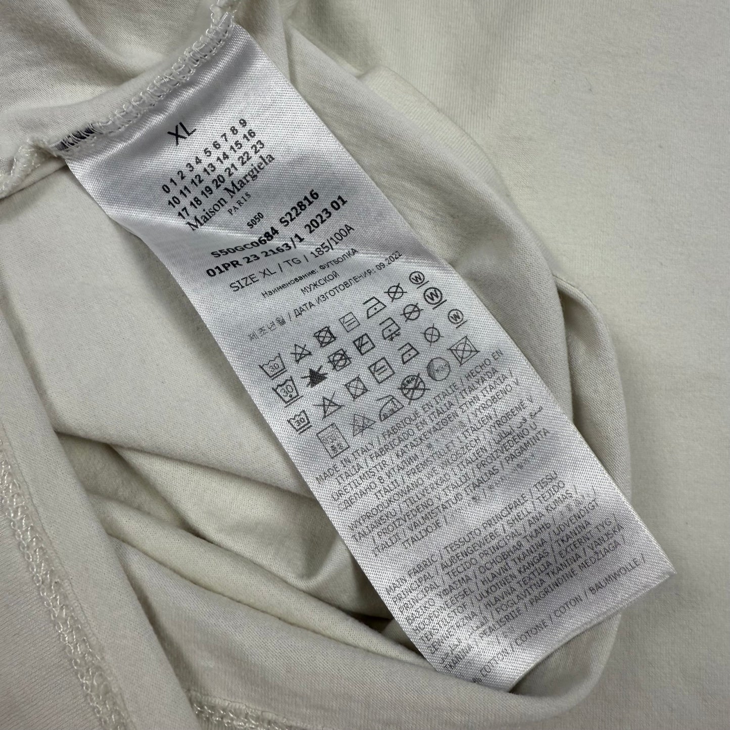 Maison Margiela Numbers ‘White’ T-Shirt