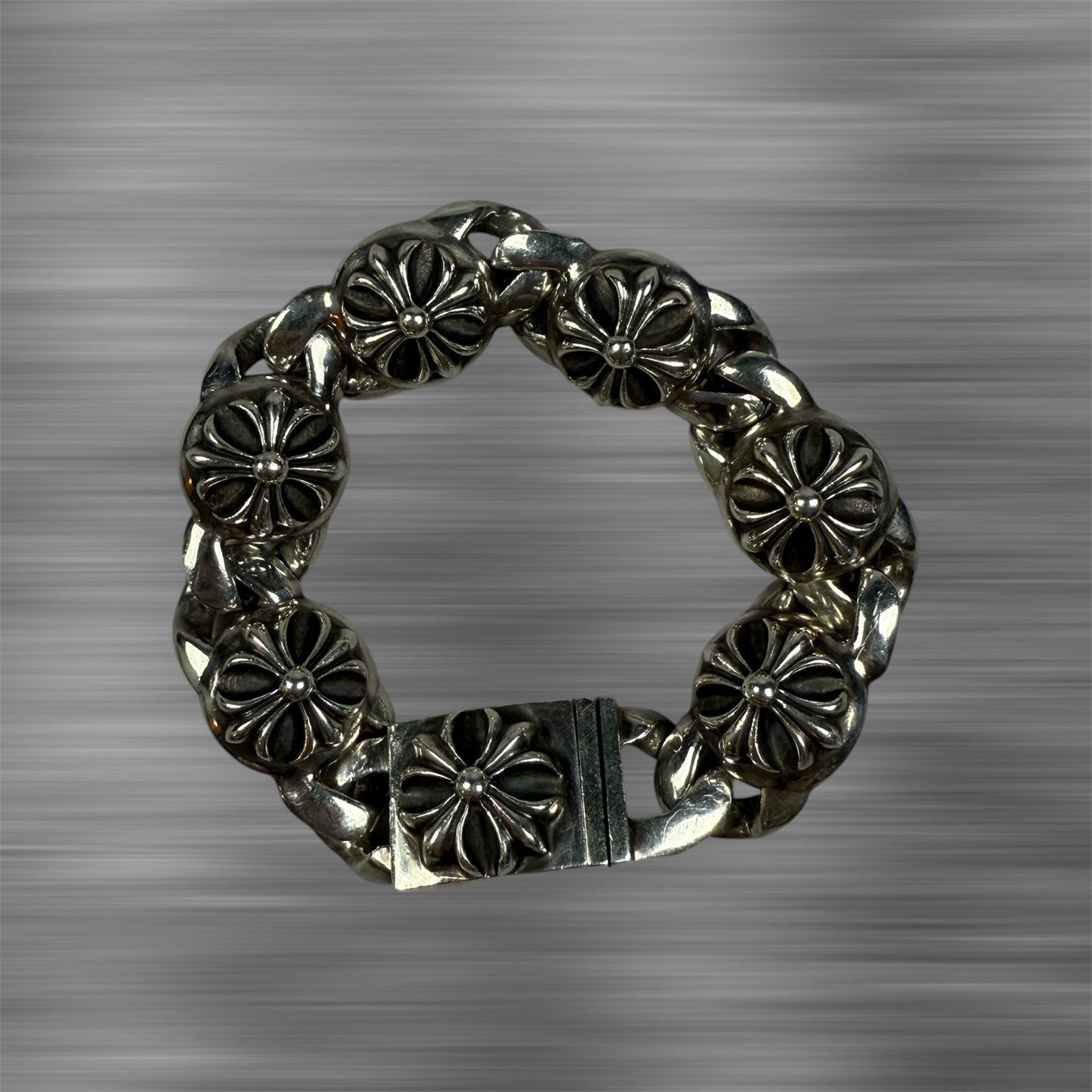 Chrome Hearts Fleur Cuban Bracelet