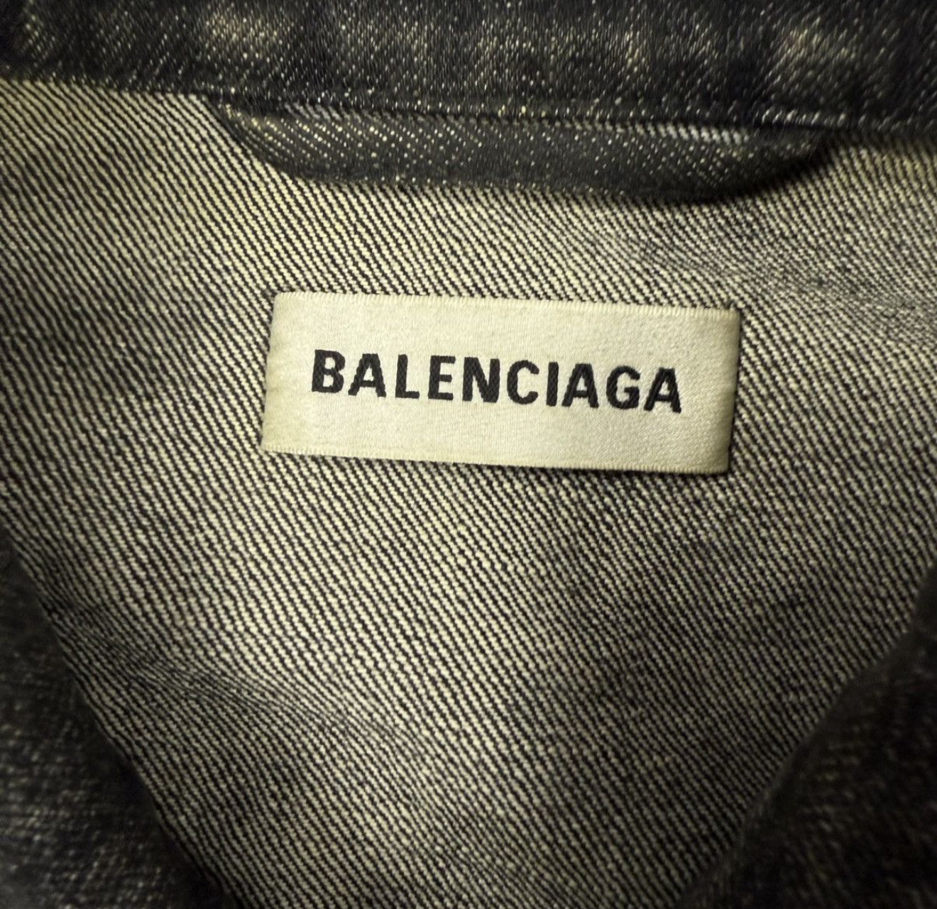 Balenciaga Denim Oversized Jacket