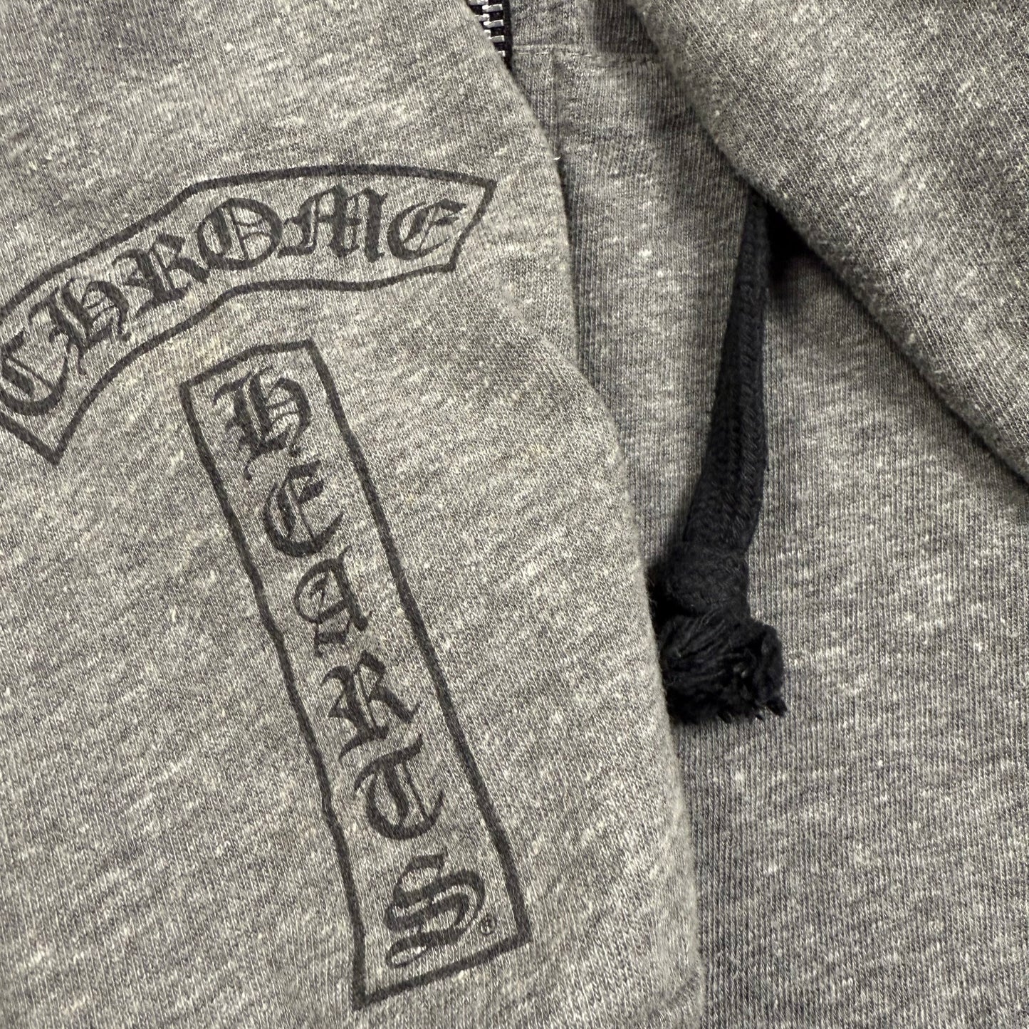 Chrome Hearts T-Bar F*** You Zip-Up Hoodie Heather Grey