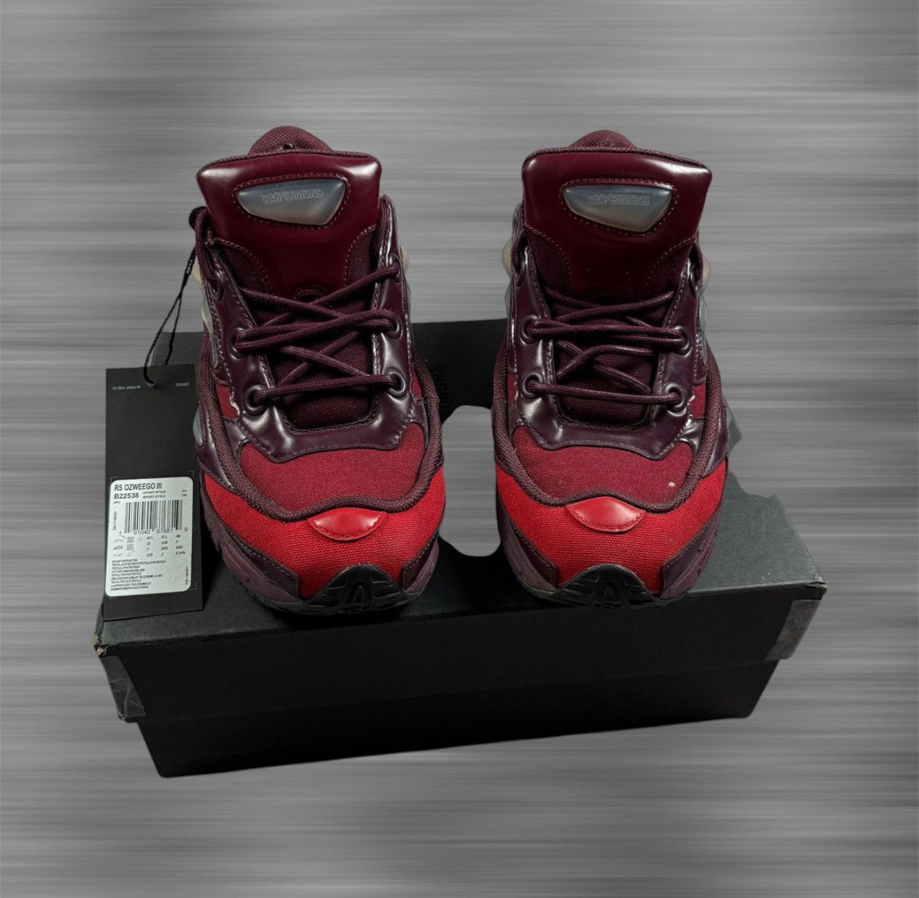 Raf Simons Ozweego SS18 3 Burgundy