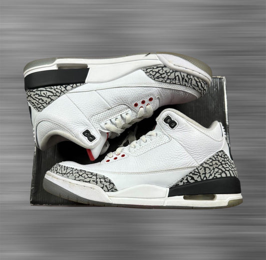 Jordan 3 White Cement Shoes