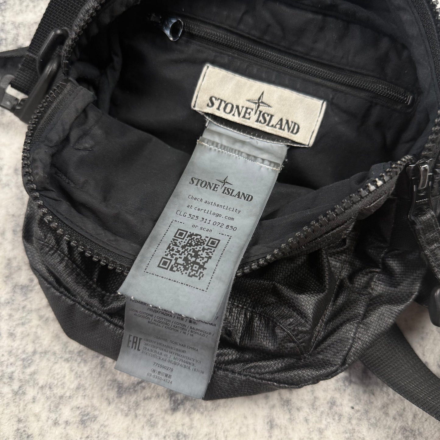 Stone Island Patch ‘Black’ Shoulder Bag