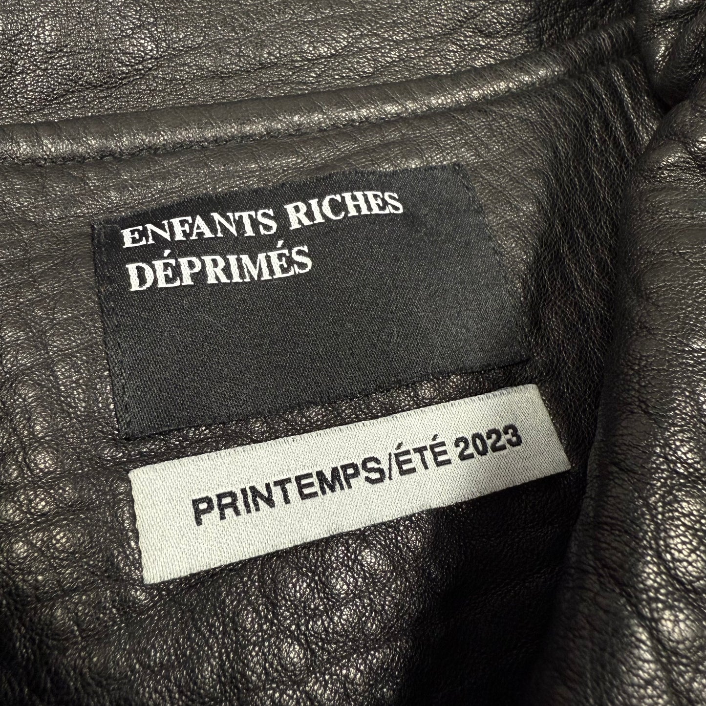 Enfants Riches Deprimes Western Studded Leather Jacket