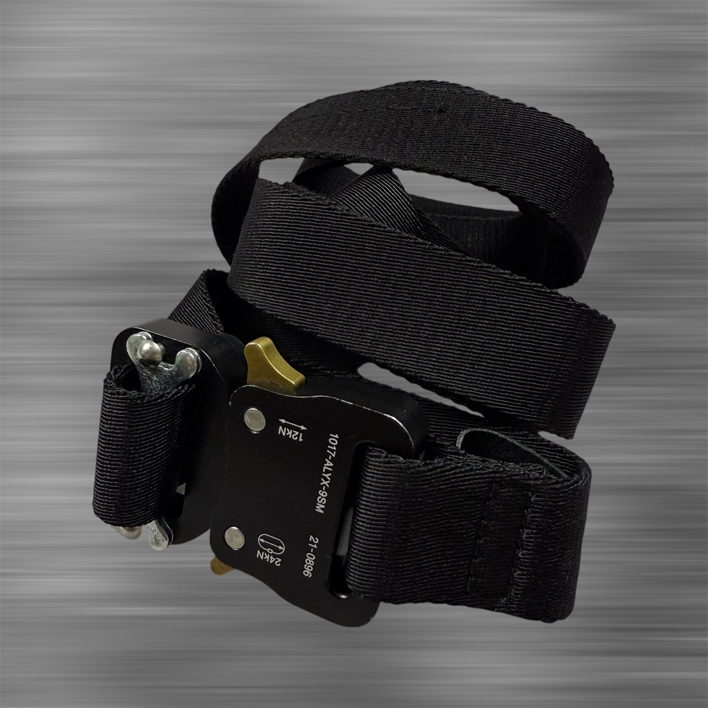 1017 Alyx 9SM Black Rollercoaster Belt