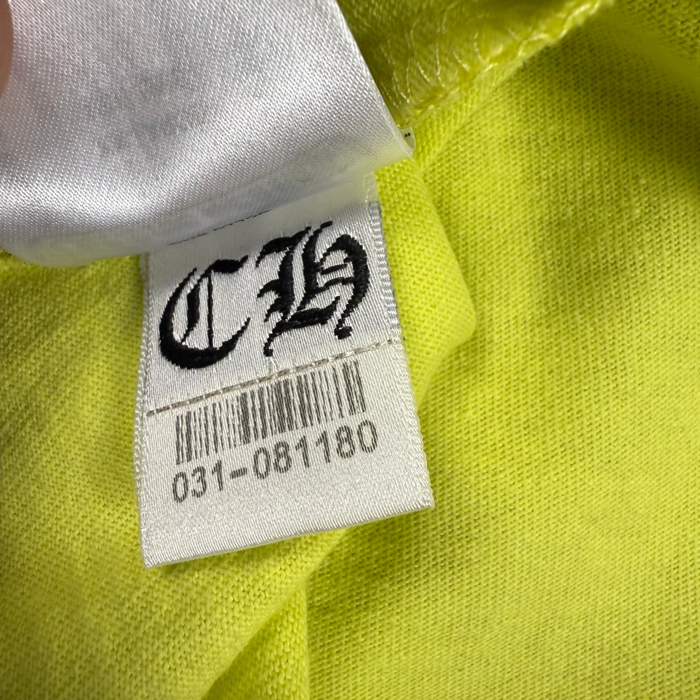 Chrome Hearts & Matty Boy Link ‘Lime Green’ T-shirt