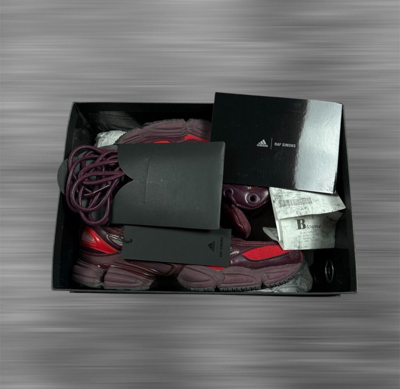 Raf Simons Ozweego SS18 3 Burgundy