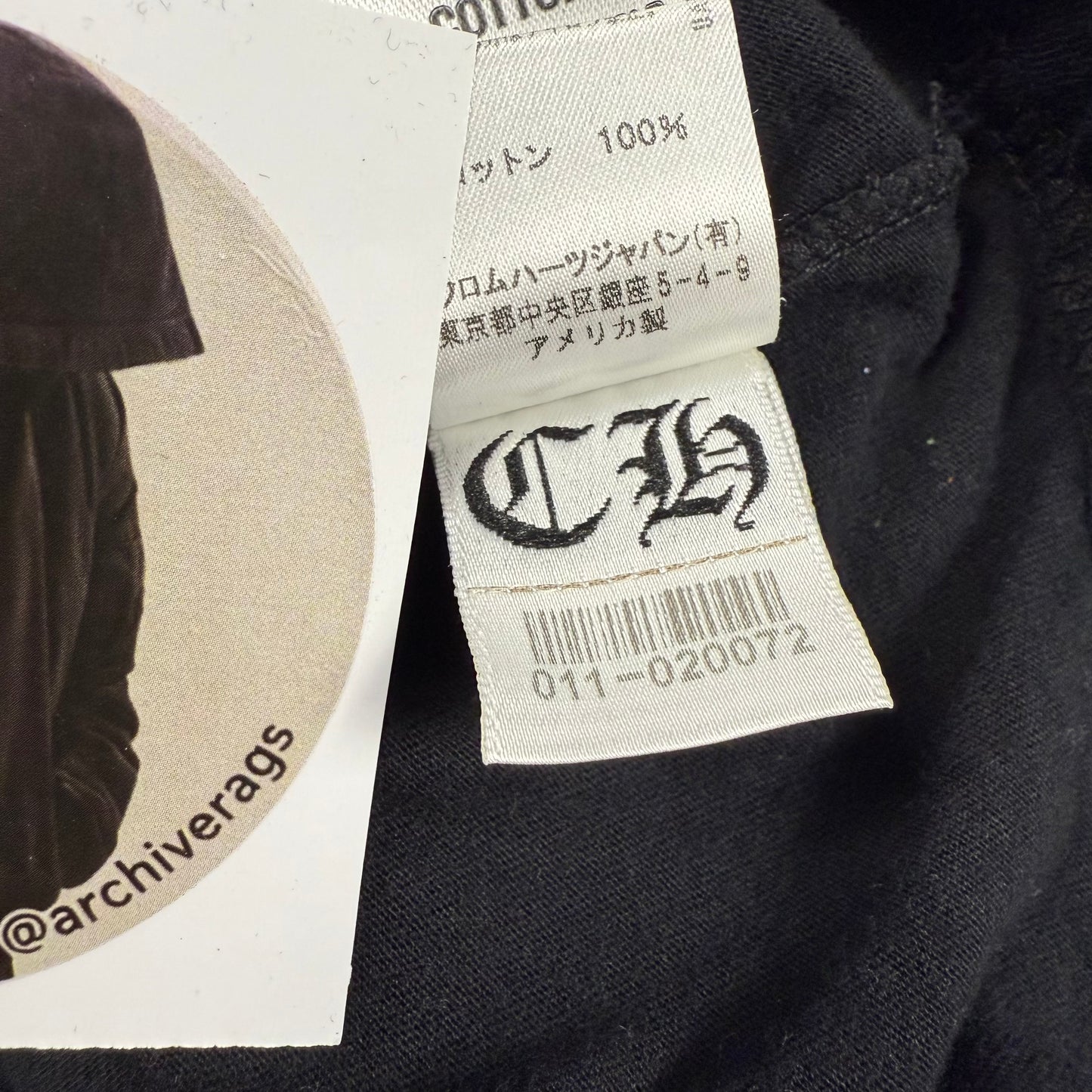 Chrome Hearts Vintage Jumbo Cross ‘Black’ Longsleeve