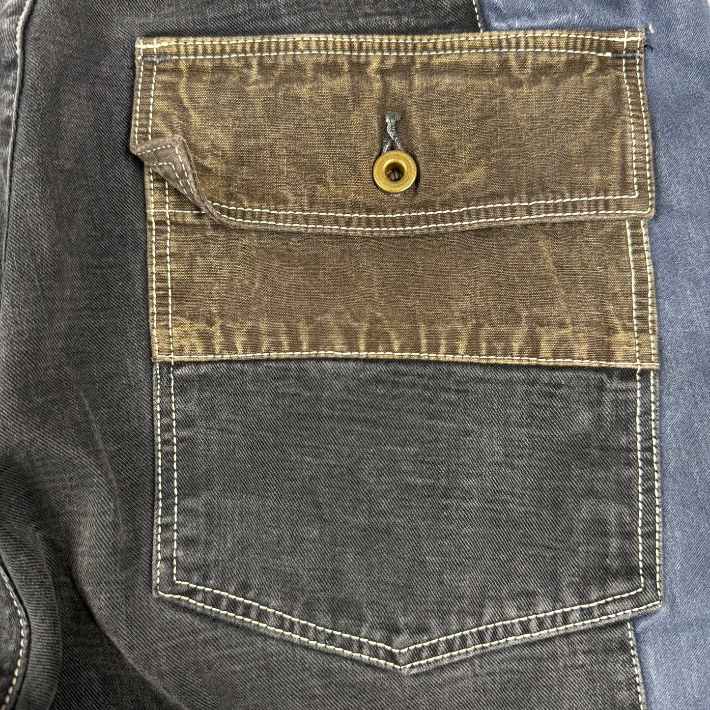 KAPITAL Crazy Dixie Patchwork Jeans