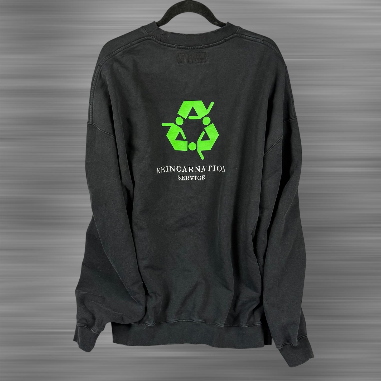 Vetements ‘I’m not doing shit today.’ Oversized Sweater