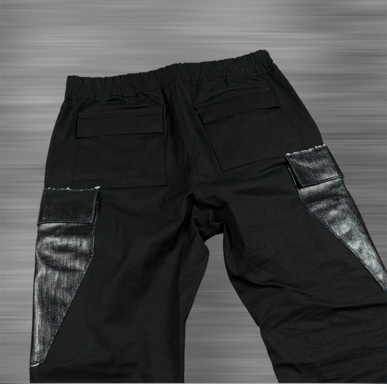Rick Owens FW19 "Larry" Suede Panel Cargo
Joggers