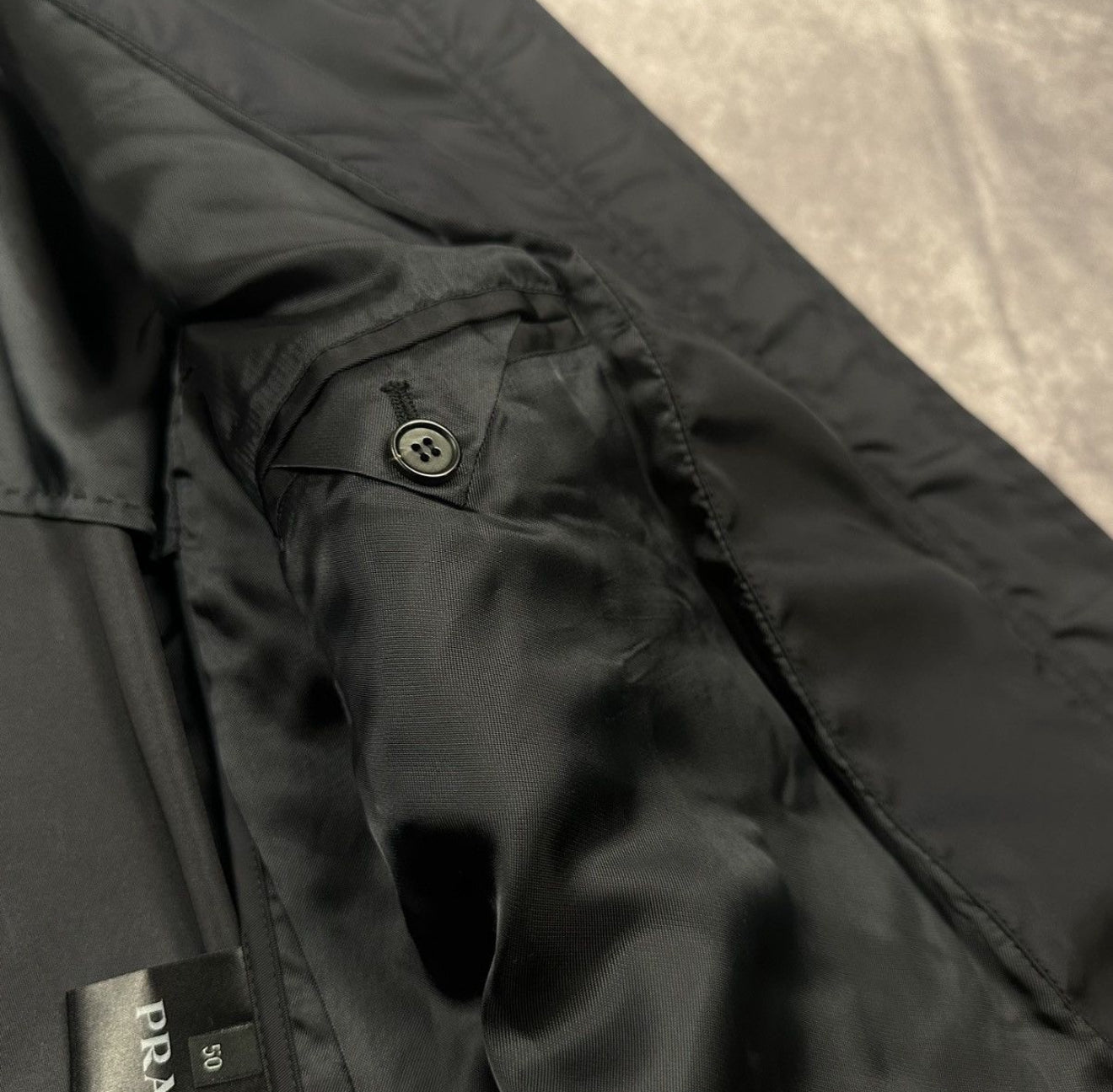 Prada Nylon Black Light Jacket