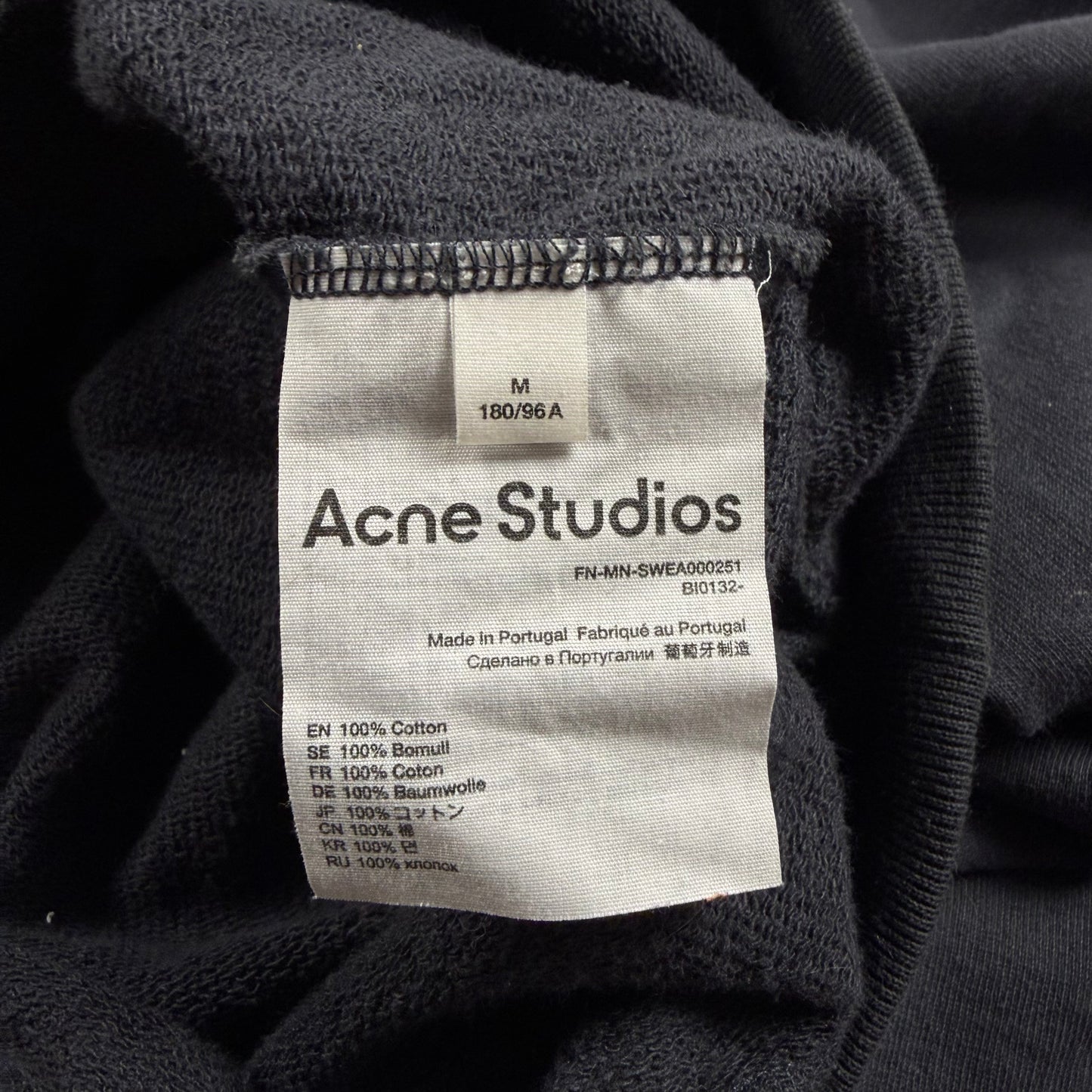 Acne Studios Black Hole Hoodie