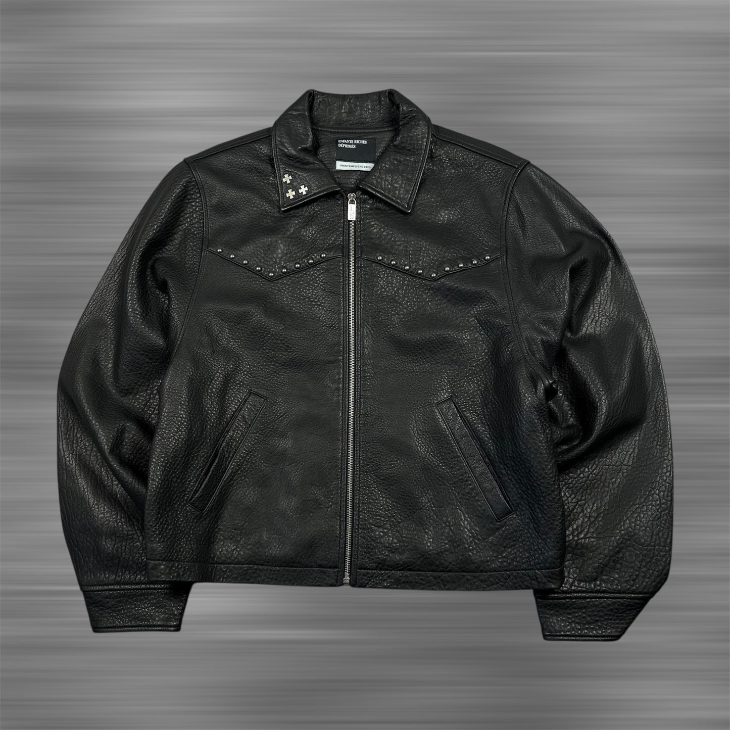 Enfants Riches Deprimes Western Studded Leather Jacket